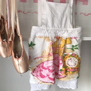 ❤️💕♻️Adorable Handmade Childs Apron - Gorgeous ♻️and all recycled materials ❤️